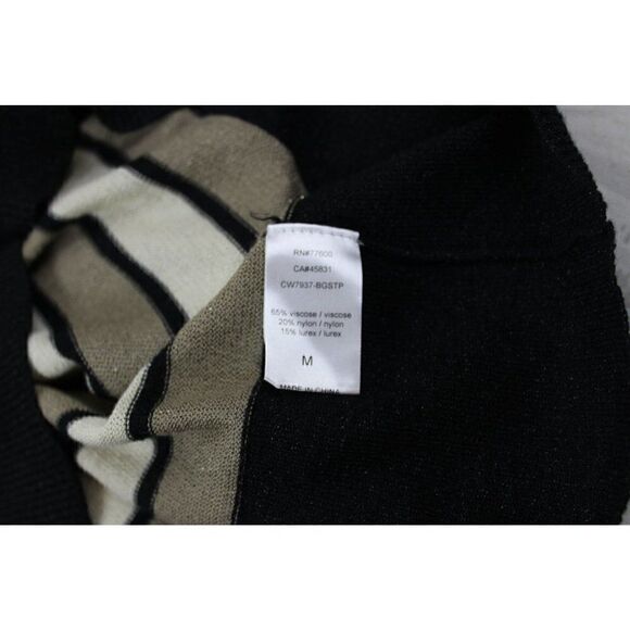 CHASOR Chaser Lurex M Striped Sweater CHA SOR - Picture 10 of 10